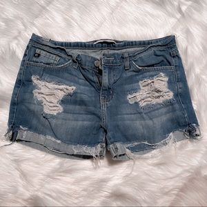 Denim shorts